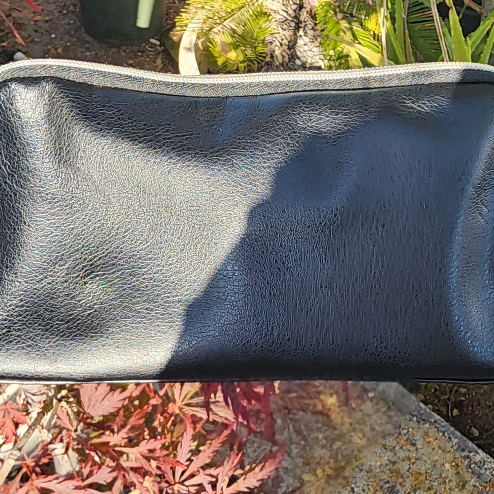 NEW CONDITION DK Pouch Black and Gold Sleek Luxury Aesthetic Lightweight Clutch